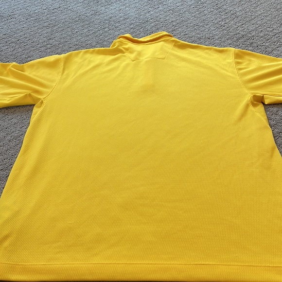 Nike Golf Yellow Polo Shirt - Picture 6 of 7